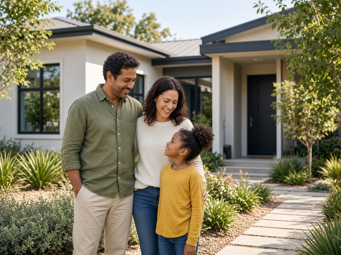 Family enjoying their Australian home